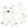 Depesche 12076 TOPModel Plüschhund Pudel Chanel Weiß Ca 19cm Kuscheltier