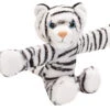 Wild Republic 19560 Huggers Plüschtier Mit Schnapparmband 20cm - Weißer Tiger
