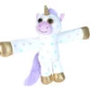 Wild Republic 21680 Huggers Plüschtier Mit Schnapparmband 20cm - Einhorn Punkte