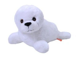 Wild Republic 24764 Ecokins Sattelrobbe Baby Harp Seal Ca. 30cm Plüsch