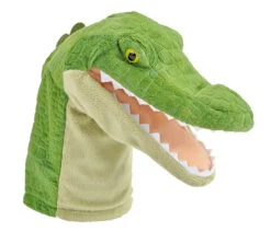 Wild Republic 25686 Wild Calls Handpuppe Krokodil Mit Sound Plüsch