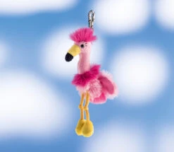 Schaffer 0233 Flamingo Chantal Schlüsselanhänger Plüsch Ca 12cm