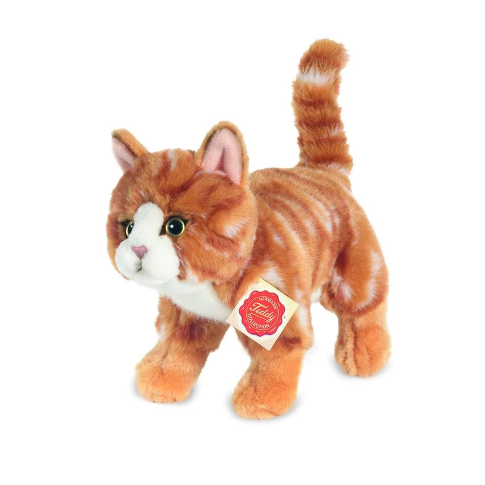 Teddy Hermann 90682 Katze Stehend Rot Getigert Ca. 20cm Plüsch 1 Teddy Hermann 90682 Katze Stehend Rot Getigert Ca. 20cm Plüsch