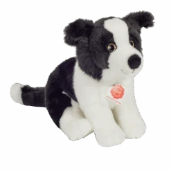 Teddy Hermann 91959 Border Collie Welpe Sitzend Ca. 25cm Plüsch Kuscheltier