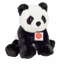 Teddy Hermann 92428 Panda Bär Sitzend Ca. 25cm Plüsch Kuscheltier