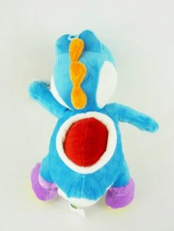 Nintendo Super Mario YOSHI Blau Plüsch Kuscheltier Ca 30cm -Optimal Plüschtier Geschäft Nintendo Super Mario YOSHI blau Pluesch Kuscheltier ca 25cm 1