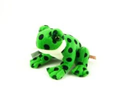 Teddy Hermann 92030 Frosch Grün Plüsch Kuscheltier Ca 13cm