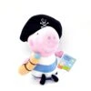 SIMBA TOYs Peppa Pig Kostümfreunde Plüschfigur Kuscheltier Ca 21cm - Schorsch Als Pirat 0+