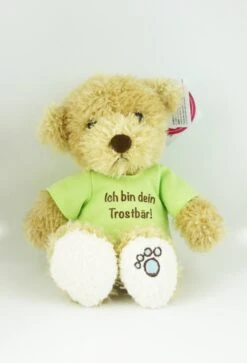 Schaffer 2180 Teddy Luca Mit T-Shirt "Ich Bin Dein Trostbär!" Ca 18cm Plüsch -Optimal Plüschtier Geschäft Schaffer 2180 Teddy Luca mit Shirt 1