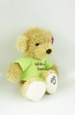 Schaffer 2180 Teddy Luca Mit T-Shirt "Ich Bin Dein Trostbär!" Ca 18cm Plüsch -Optimal Plüschtier Geschäft Schaffer 2180 Teddy Luca mit Shirt 3
