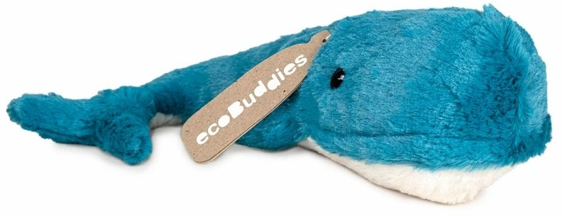 Famosa Softies Eco Buddies Plüsch Kuscheltier 100% Recycled - Blauwal 30cm
