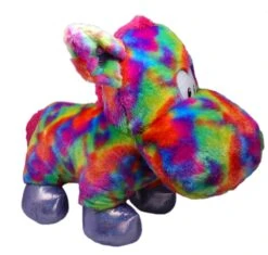 Stehendes Regenbogen Hippo Ca 60cm Plüsch Kuscheltier